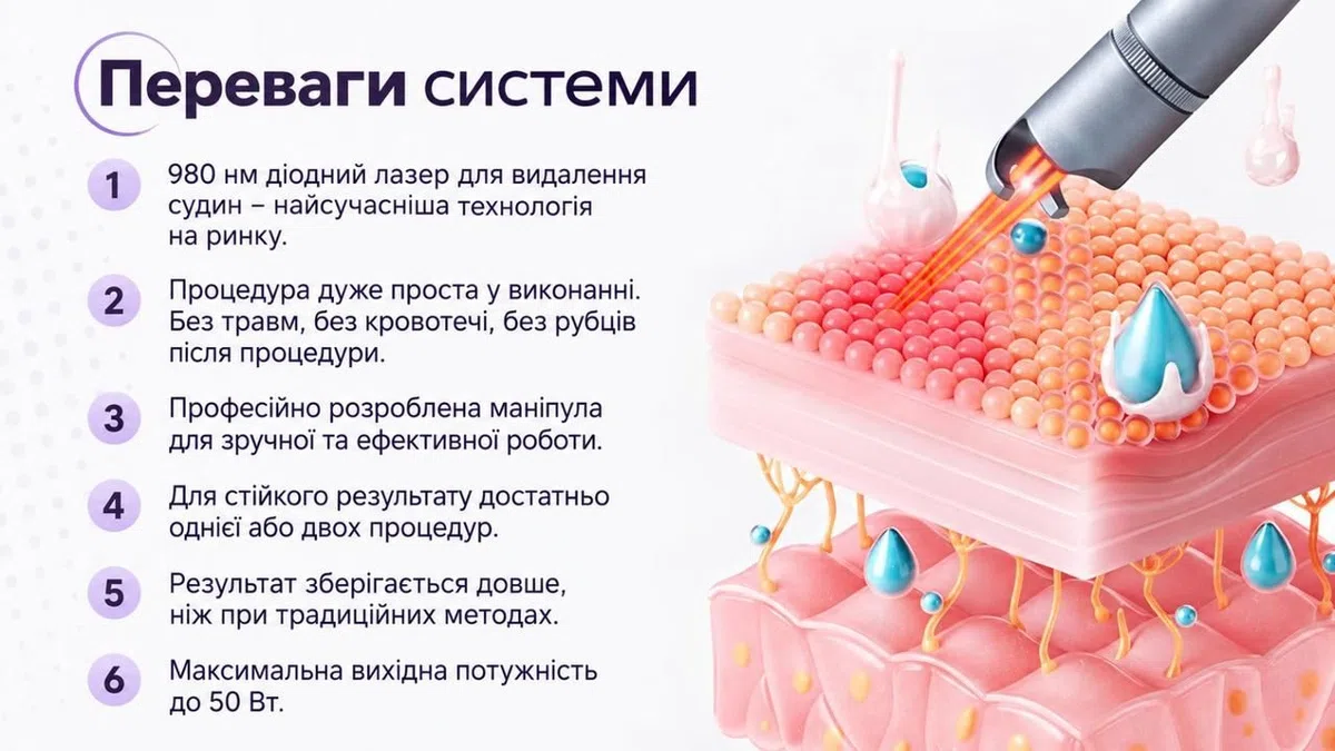 Лазер 980 нм для видалення судин, фото 9