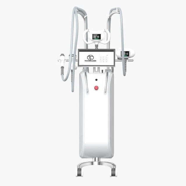 VelaShape PRO: підлоговий апарат із дисплеєм і маніпулами на тримачах.